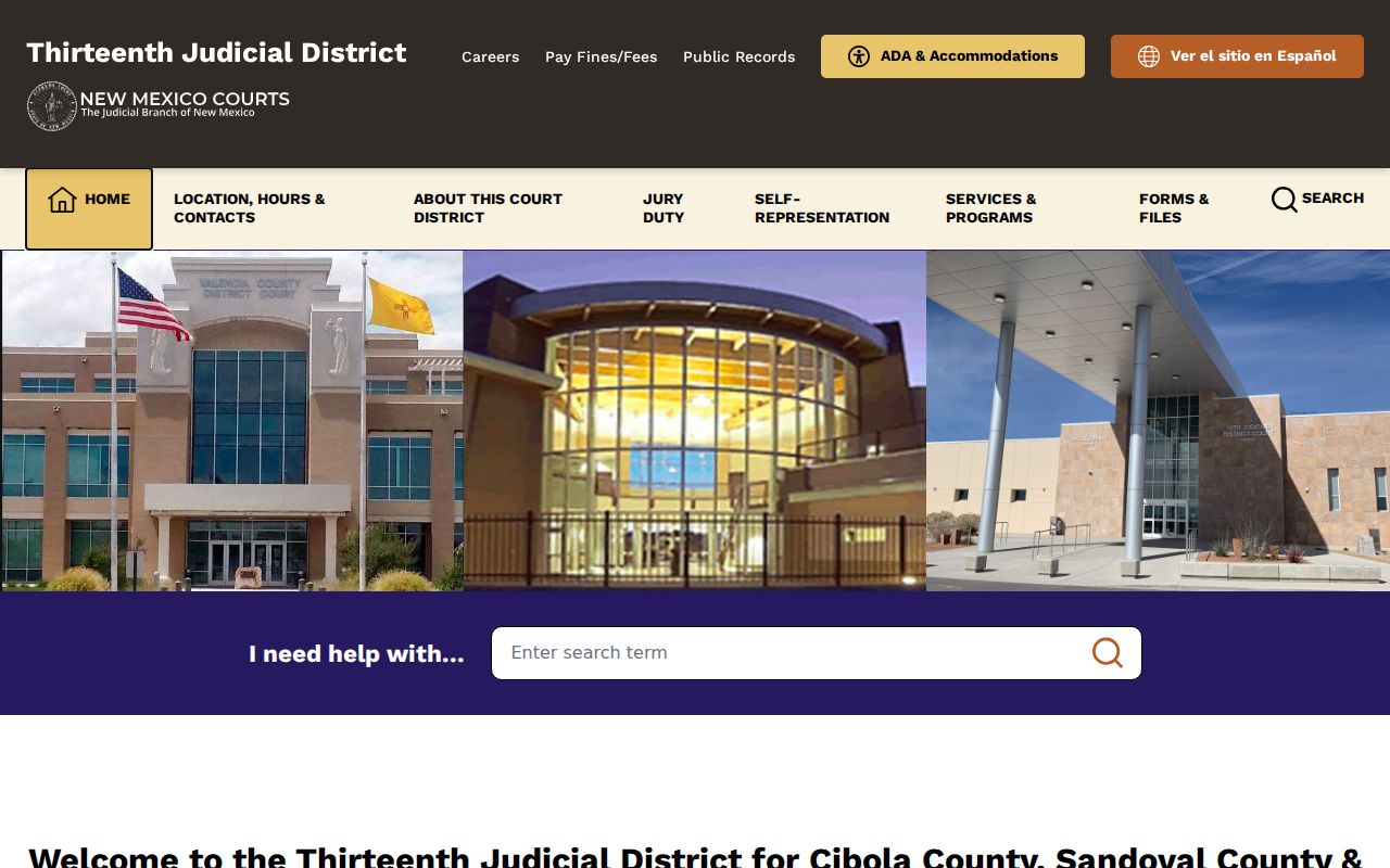 Sandoval County court docket Thirteenth Judicial District hearing schedule access
